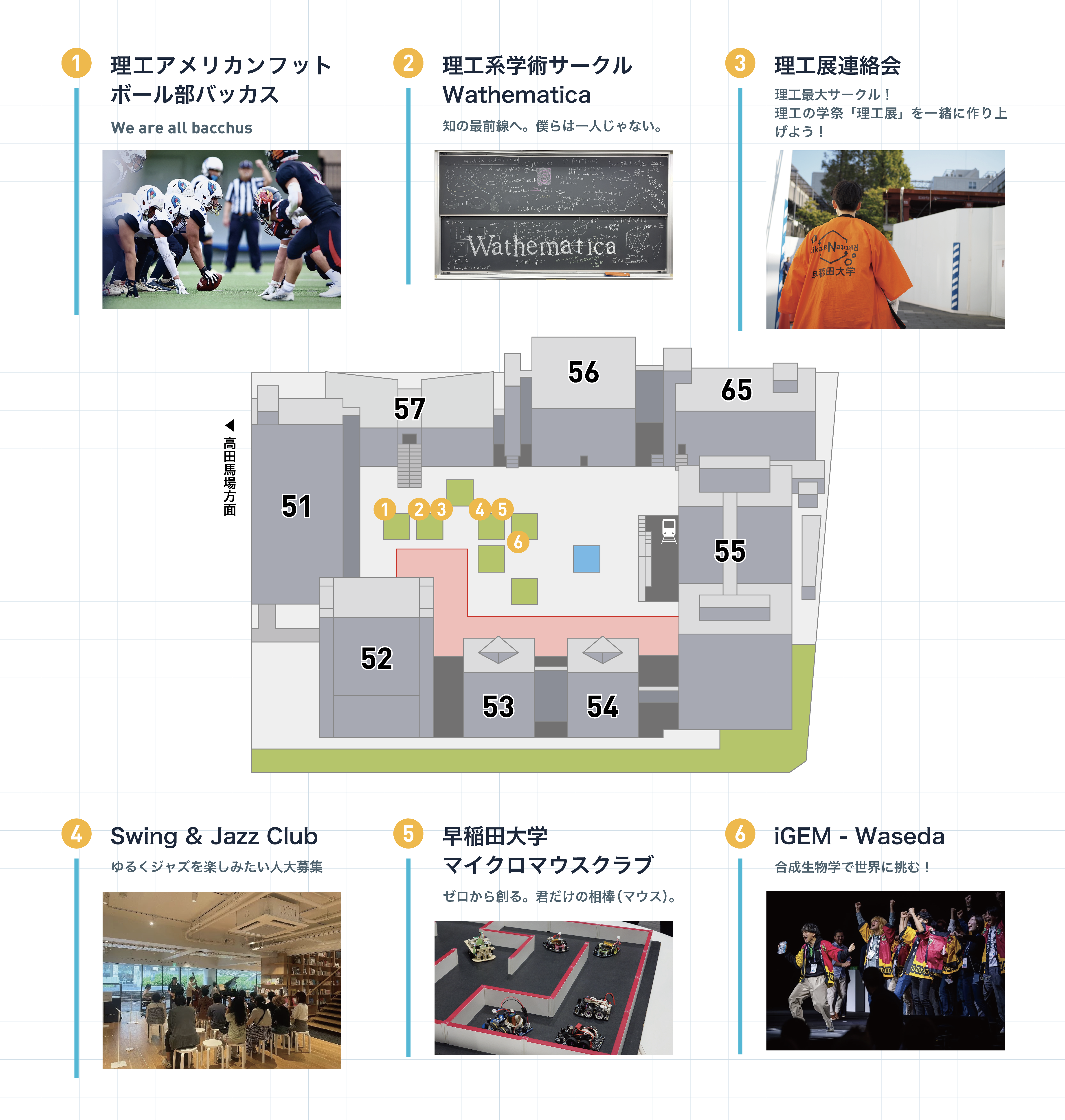 新歓ブースマップ